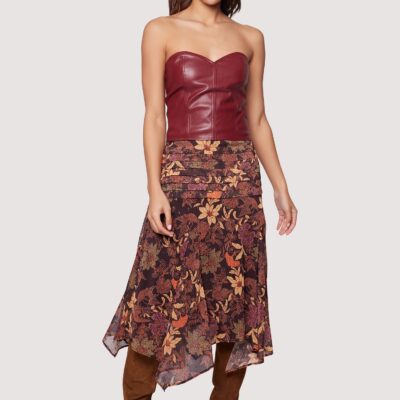 Wild Bergamot Midi Skirt