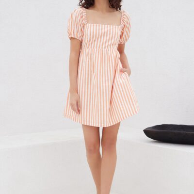 Sunset Stripe Mini Dress