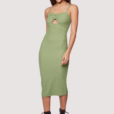 Agave Nectar Midi Dress