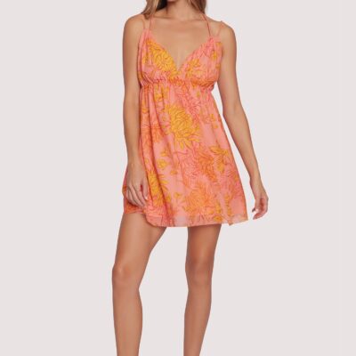 Peony Delight Mini Dress