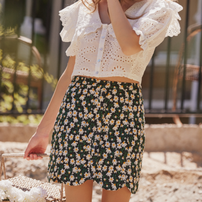 Chamomile Hills Mini Skirt