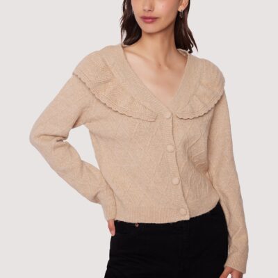 Zoie Ruffle Cardigan