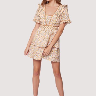 Spring Sunrise Mini Dress