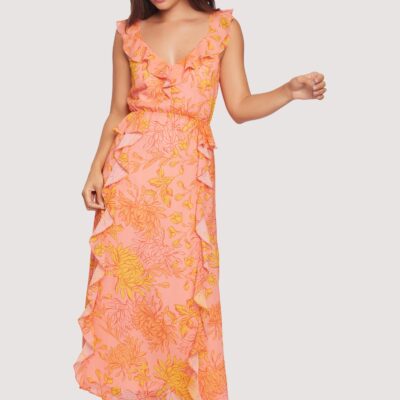 Peony Delight Maxi Dress